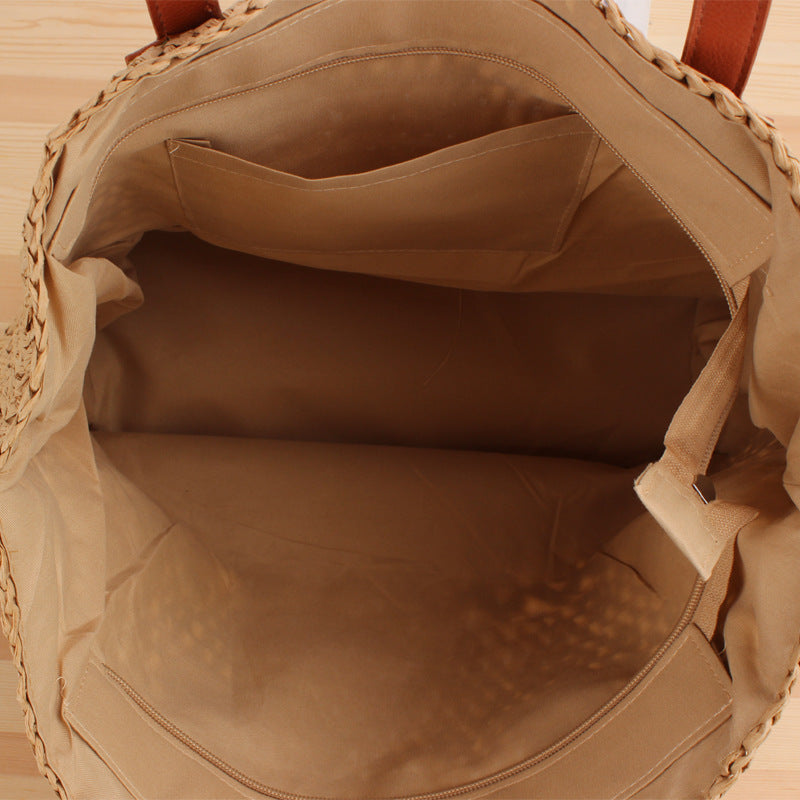 Hand-knotted tote bag made of high-quality natural material Skanto
