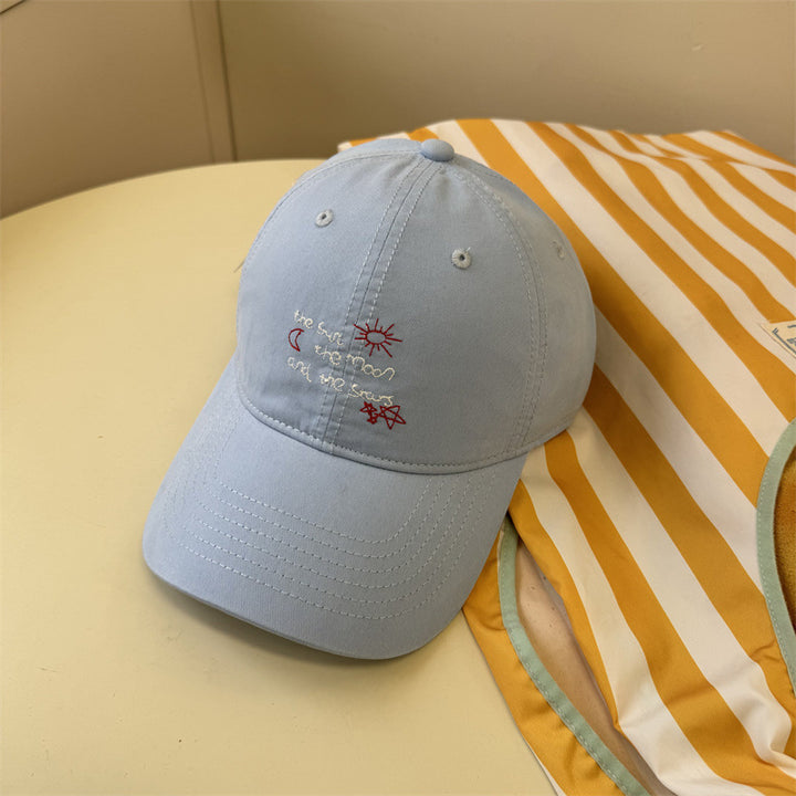 Kvinnens avslappede broderte pappa caps Skanto