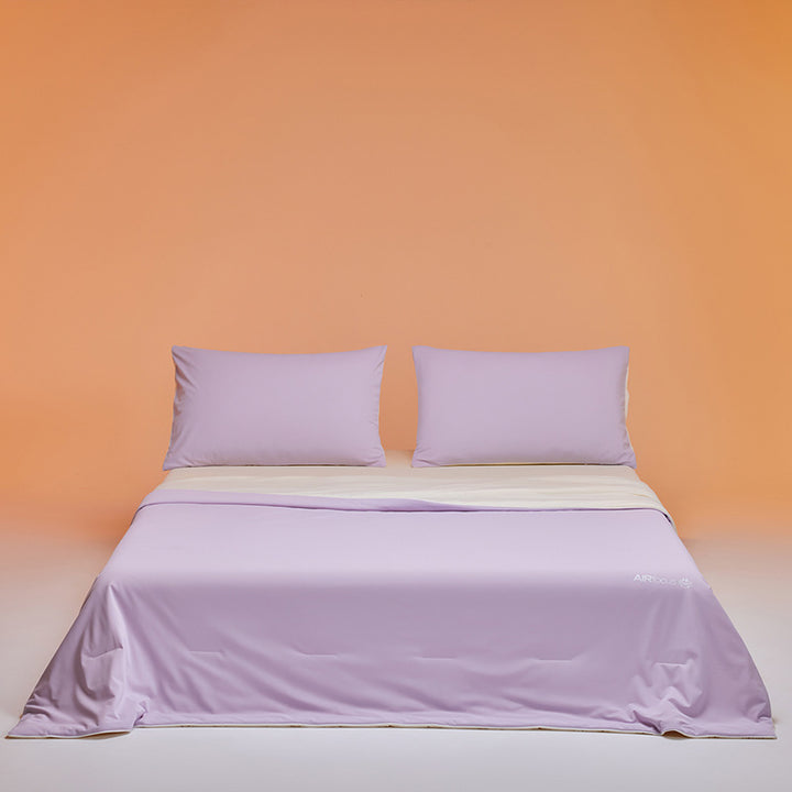 Dame premium Satin sengetøyssett med elegant struktur Skanto