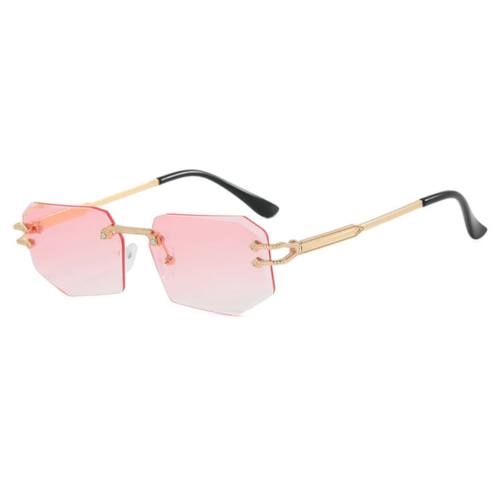 Damer geometrisk mote-solbrille Skanto
