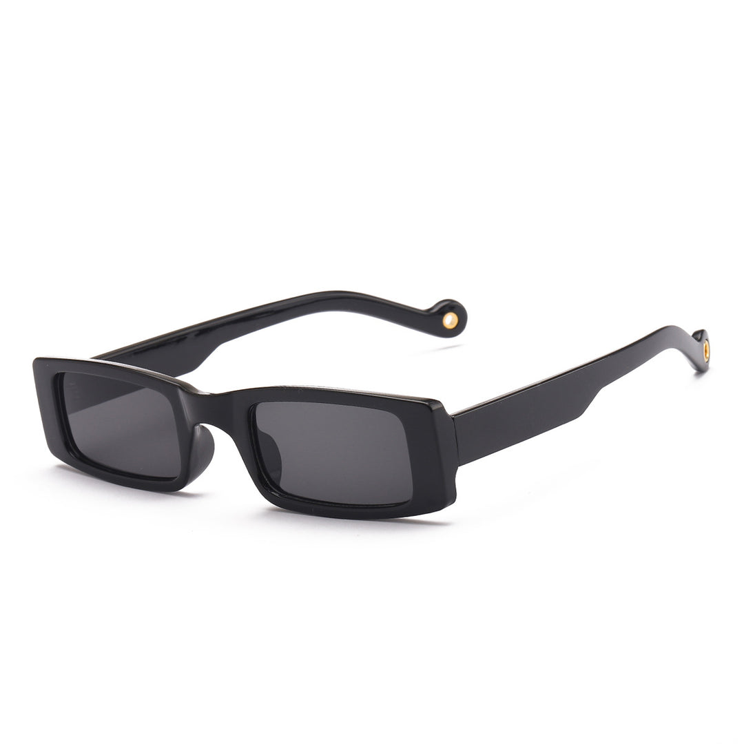 Dame moteriktig solbrille med trendy leopardmønster Skanto