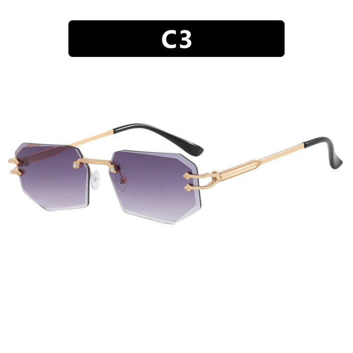 Damer geometrisk mote-solbrille Skanto