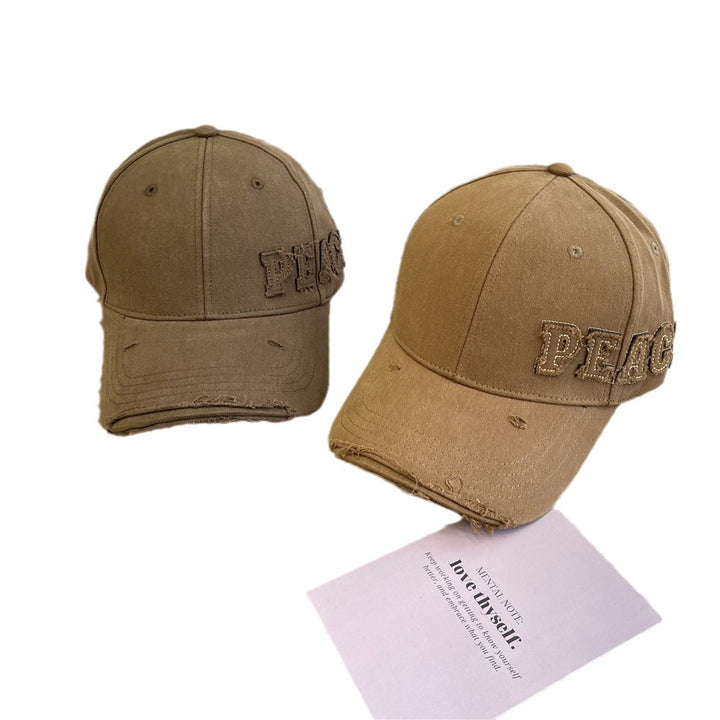 Kvinne Slitt Grafisk Fred Baseball caps Skanto