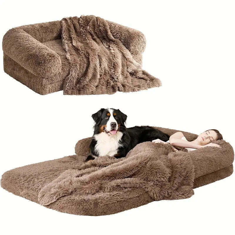 Plush Ortopedisk Lounger Hundeforing