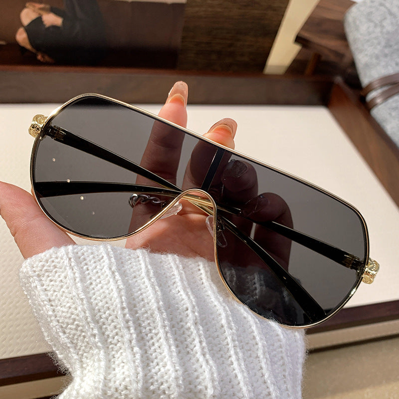 Damer oversized pilot solbriller Skanto