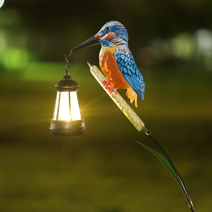 Dekorativ Solar Flamingo Hage Stake Lampe Med Justerbar Metallarm Og Integrert LED Skanto