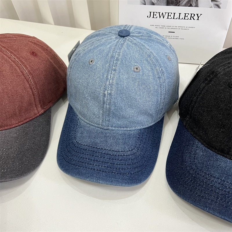 Menns denim-stil justerbar caps Skanto
