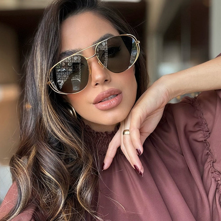Herre Aviator Solbriller Skanto