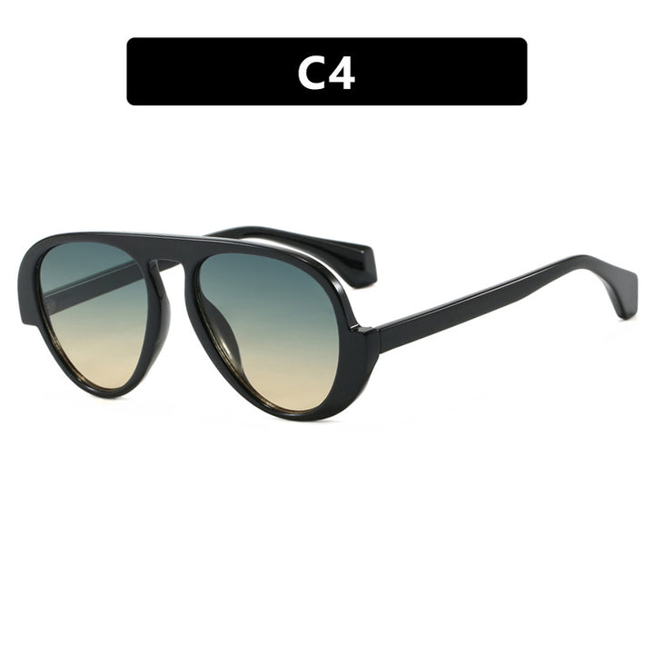 Dame solbrille med unikt retro-ramme og UV-beskyttelse Skanto