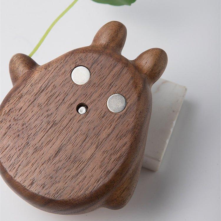 Håndlaget Tre Totoro Dørklokke Med Metallklokke | Skanto