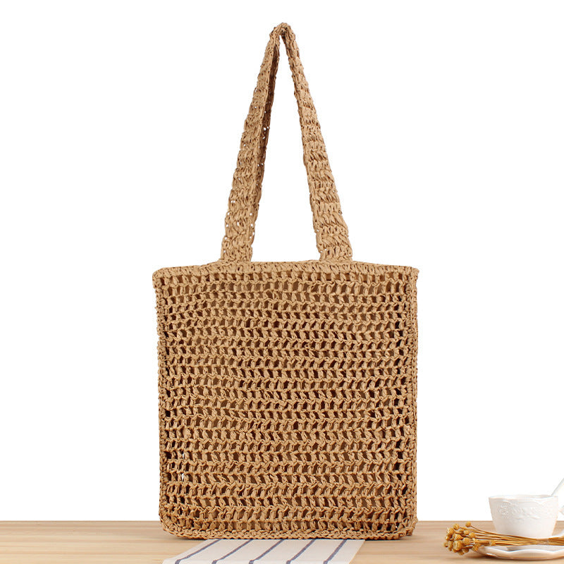 Flettet handlebag i minimalistisk design Skanto