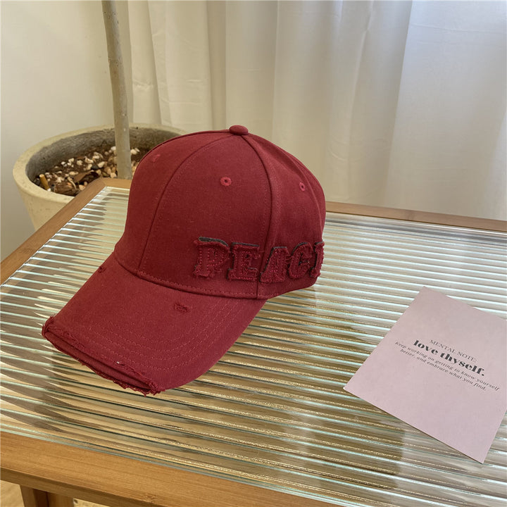 Kvinne Slitt Grafisk Fred Baseball caps Skanto