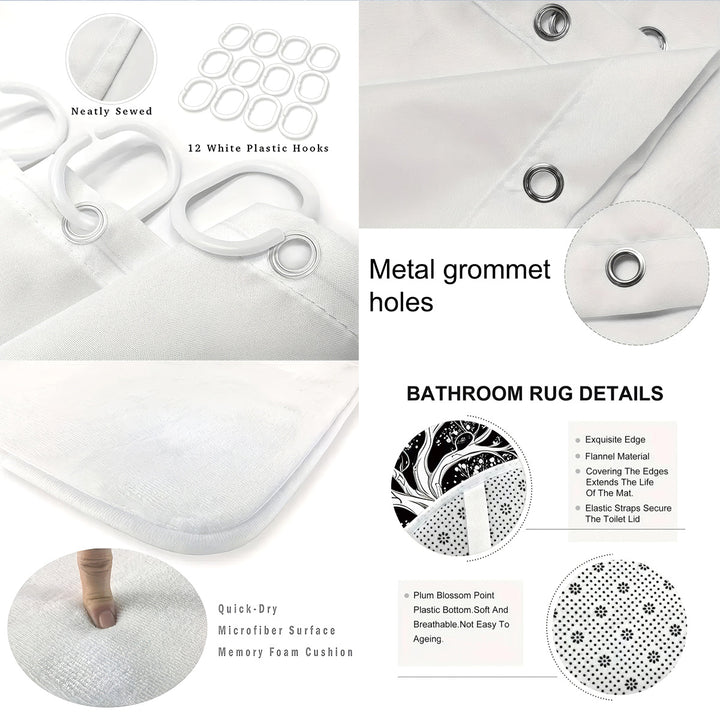 Kunstnerisk Tre Design Badeværelse Set Skanto