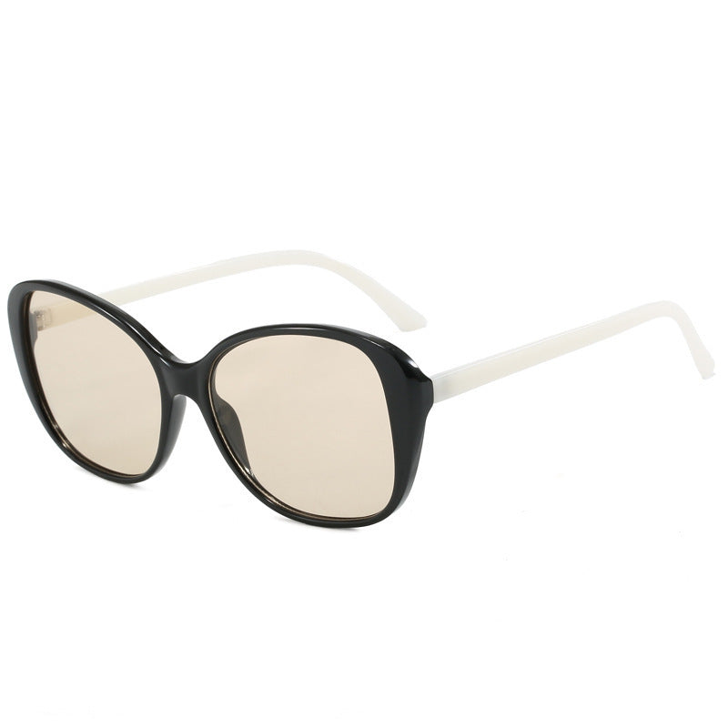 Dame Vintage solbrille med unik, bred ramme Skanto