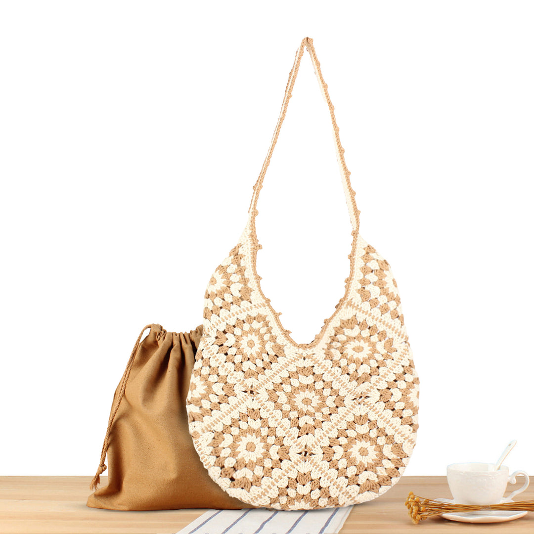Handbag in modern crochet pattern Skanto