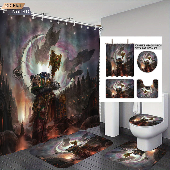 Digital Fantasy-tema Baddekor Sett Skanto