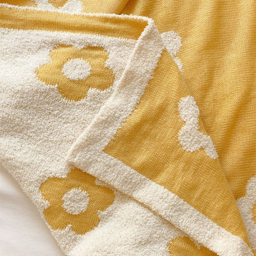 Unisex Koselig Teppe med Blomsterdesign Skanto