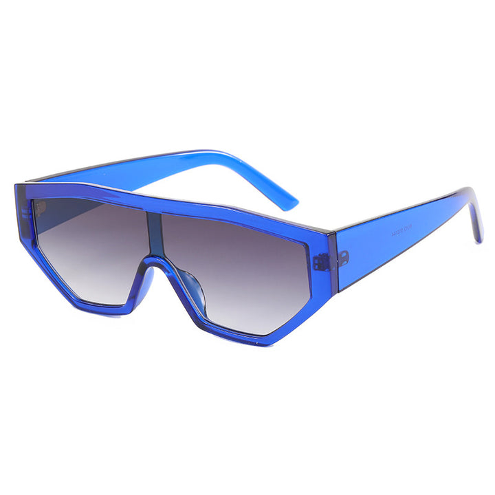 Dame moteriktig solbrille i dyrepels-look Skanto
