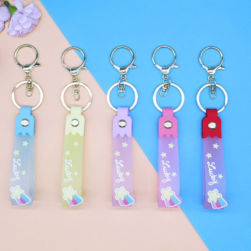 Unisex Cartoon Charm Keychain Skanto