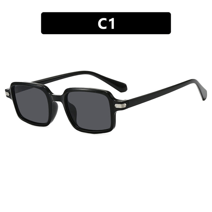 Dame kvadratisk solbrille med beskyttende UV-filter og robust ramme Skanto