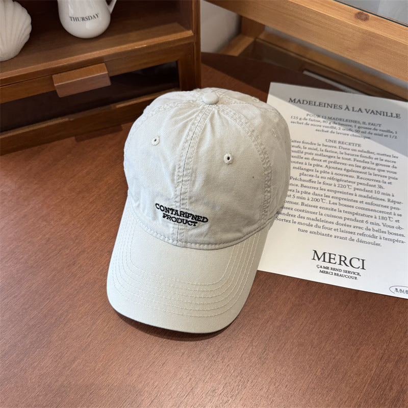 Herre Casual Brodert Bomulls Caps Skanto