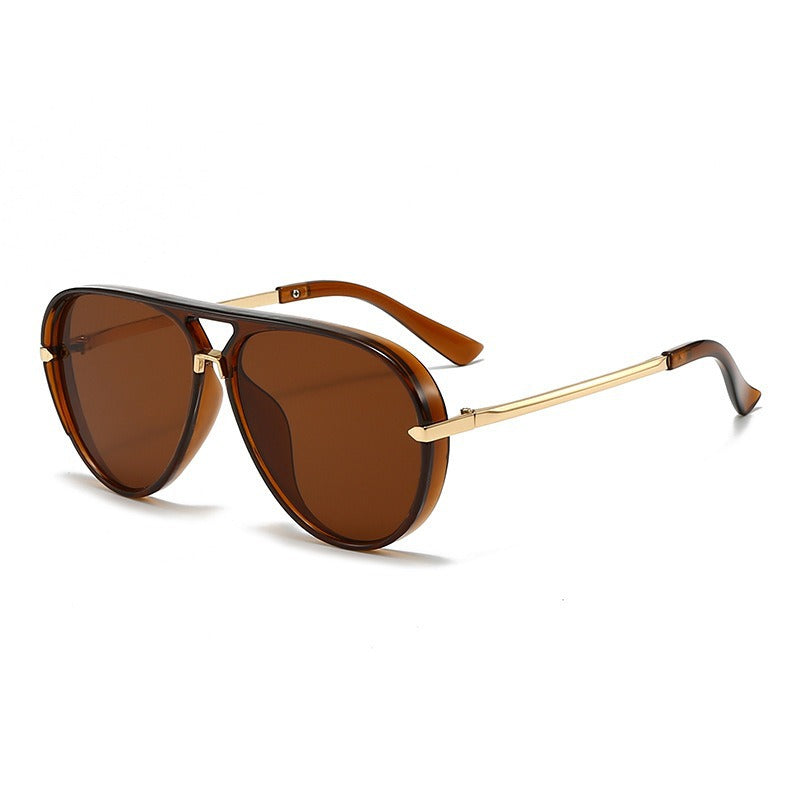 Dame pilot-solbrille med moderne metallramme og UV-beskyttelse Skanto