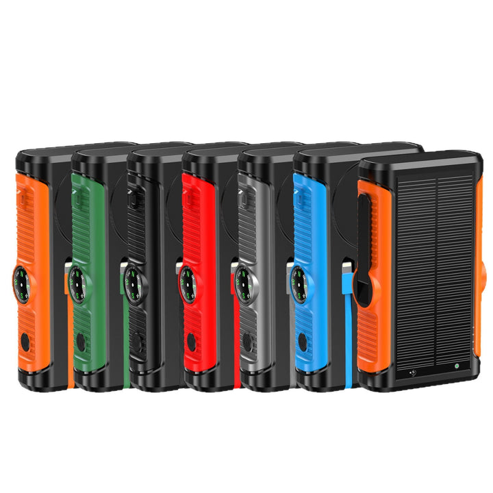 Multifunksjonell sol Powerbank med håndsveiv Skanto
