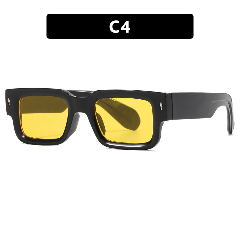 Dame kvadratisk solbrille med elegant design og UV-beskyttelse Skanto