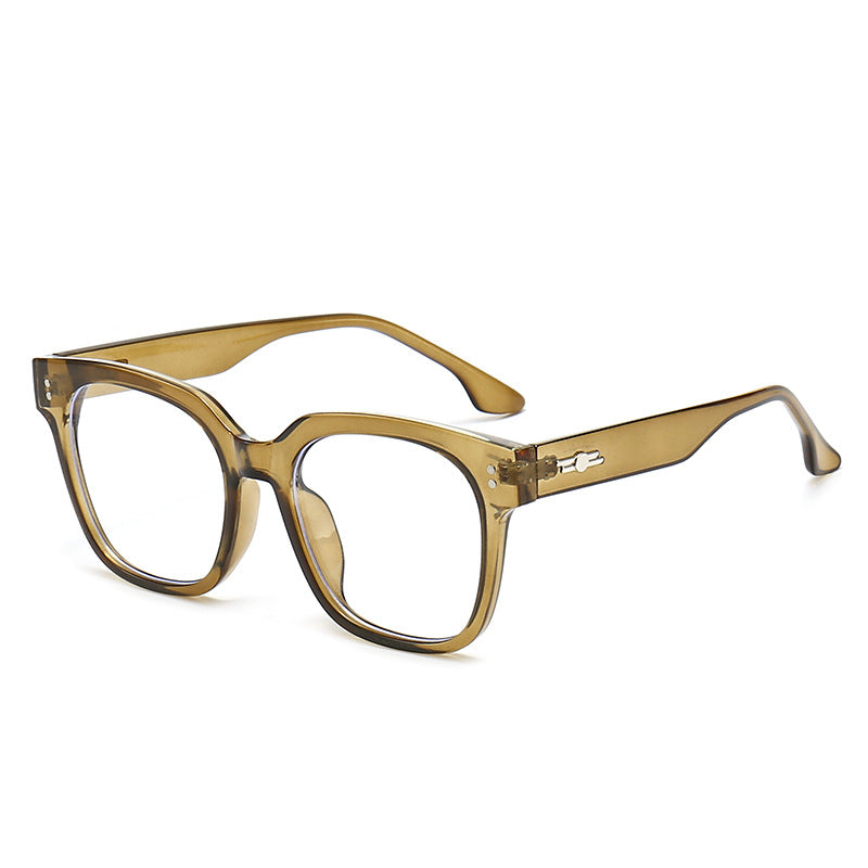 Dame firkantet solbrille med stilig ramme Skanto