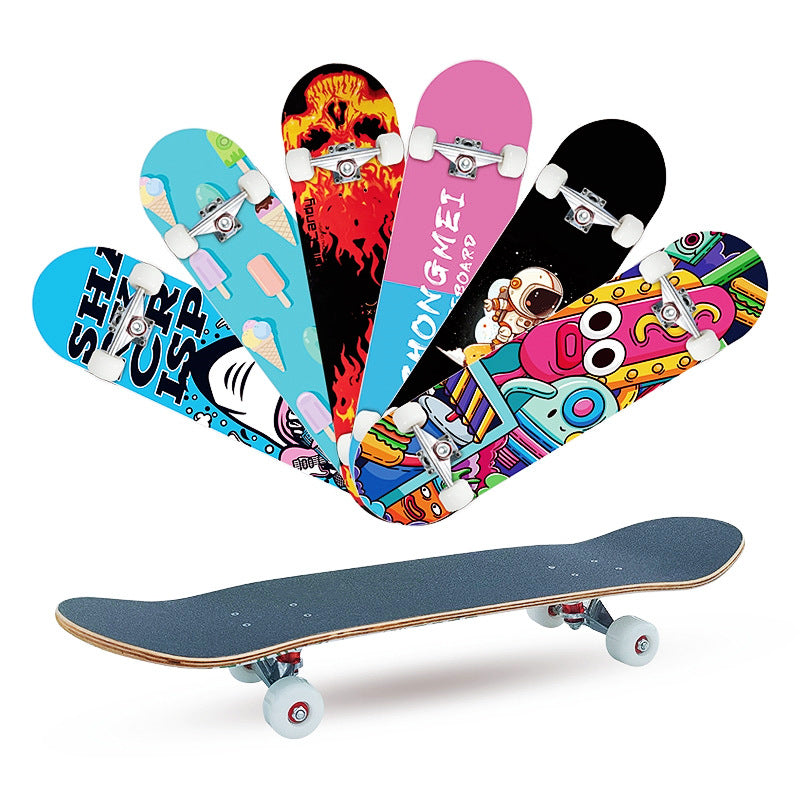 Grafisk Kunstnerisk Skateboard Skanto