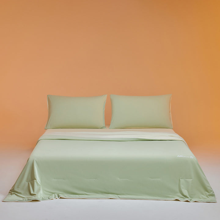 Dame premium Satin sengetøyssett med elegant struktur Skanto