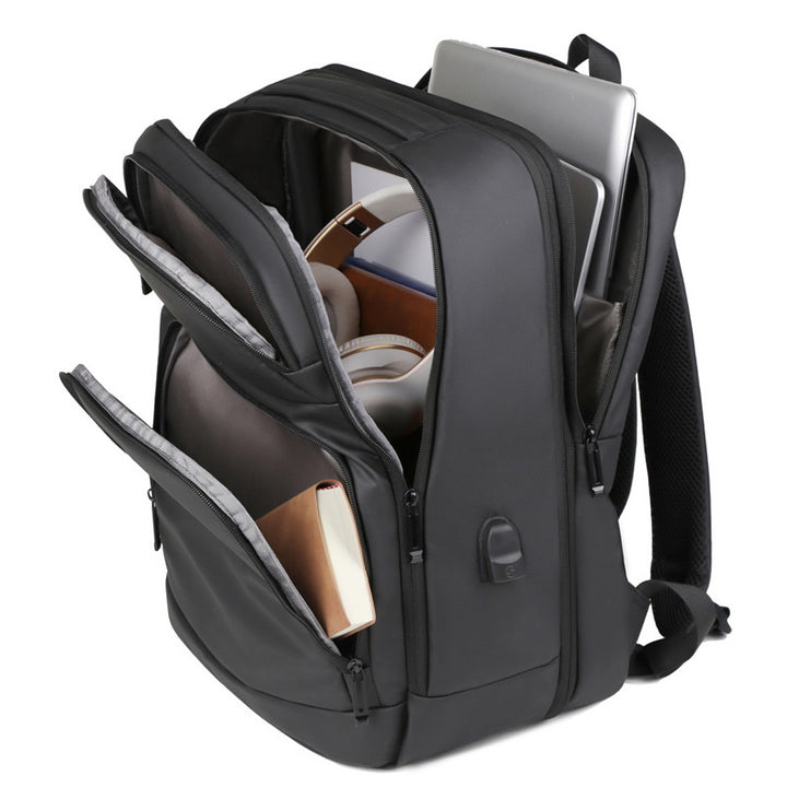 Backpack with laptop compartment and breathable back Skanto