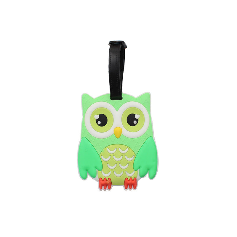 Unisex Cute Penguin Luggage Tag Skanto