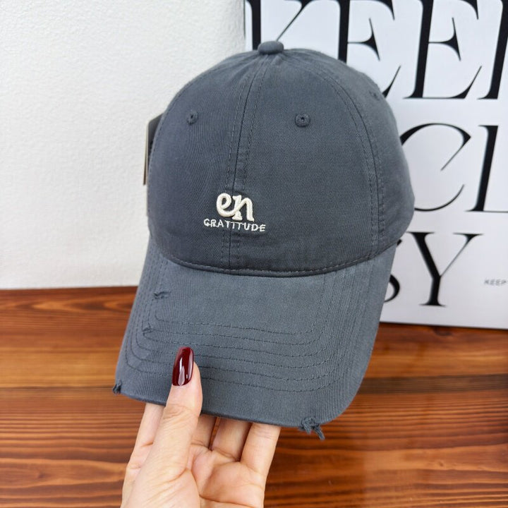 Kvinnenes Avslappet Bomullsbrodert Baseball Caps Skanto