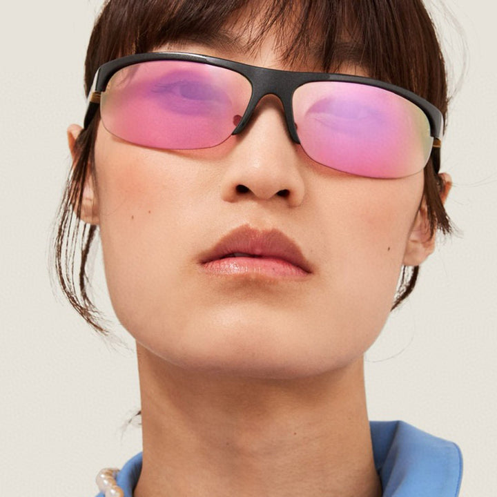 Dame fashion solbriller med polarisert glass og stilfull ramme Skanto