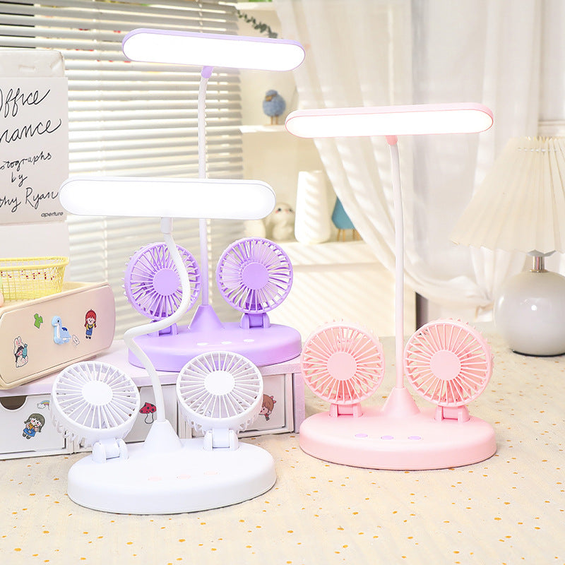 Dame Multifunksjonell Bordlampe med Integrerte Vifter Skanto