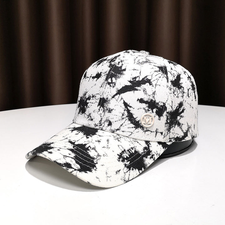 Kvinnelig Stilig Spruttrykk Baseball Caps Skanto