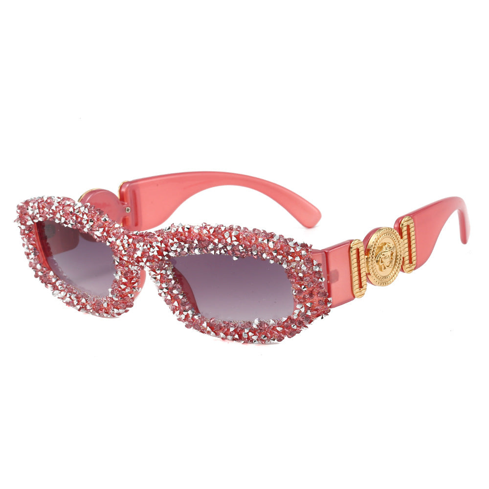 Dame Krystallprydet Solbrille Skanto