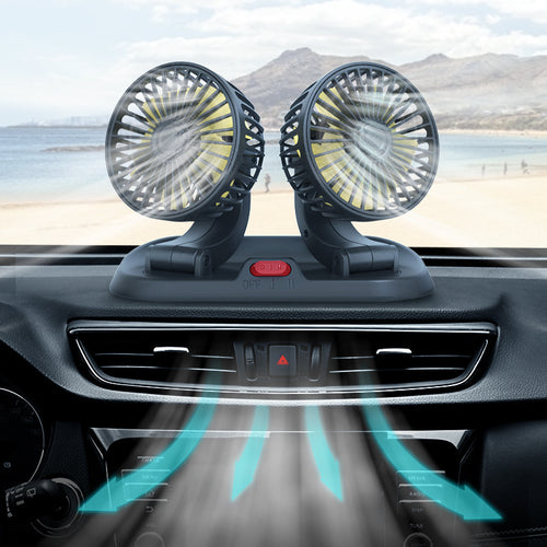 Dual Fan Car Air Circulation System Skanto