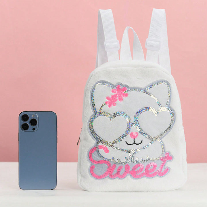 Plush ryggsekk med dyremotiv Skanto