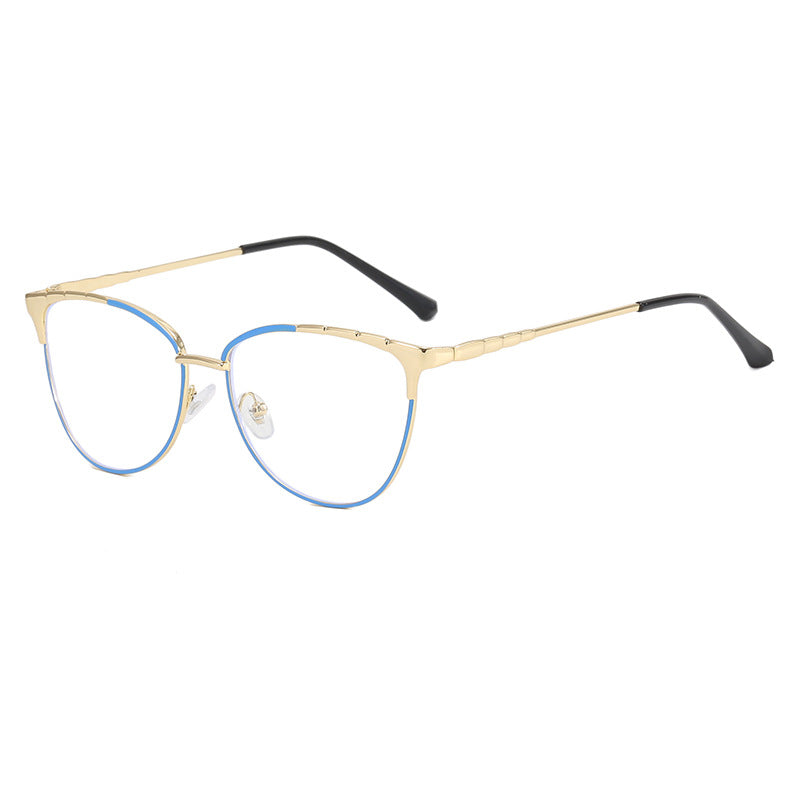 Dame Cat-Eye briller med fine metallakenter Skanto