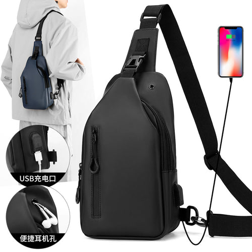 Unisex Sling Backpack med allsidige rom og justerbart bæresystem Skanto