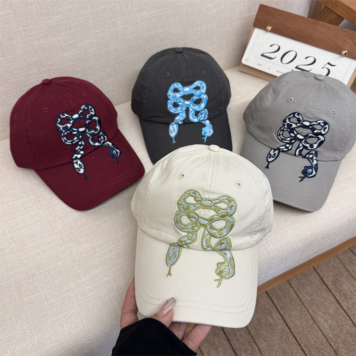 Damebroidered grafisk baseball caps Skanto
