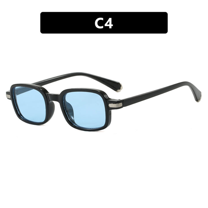 Dame moteriktig kvadratisk solbrille i trendy skilpadde-design Skanto