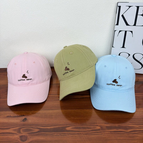 Kvinne Brodert Kaffe Bønne Baseball Cap Skanto