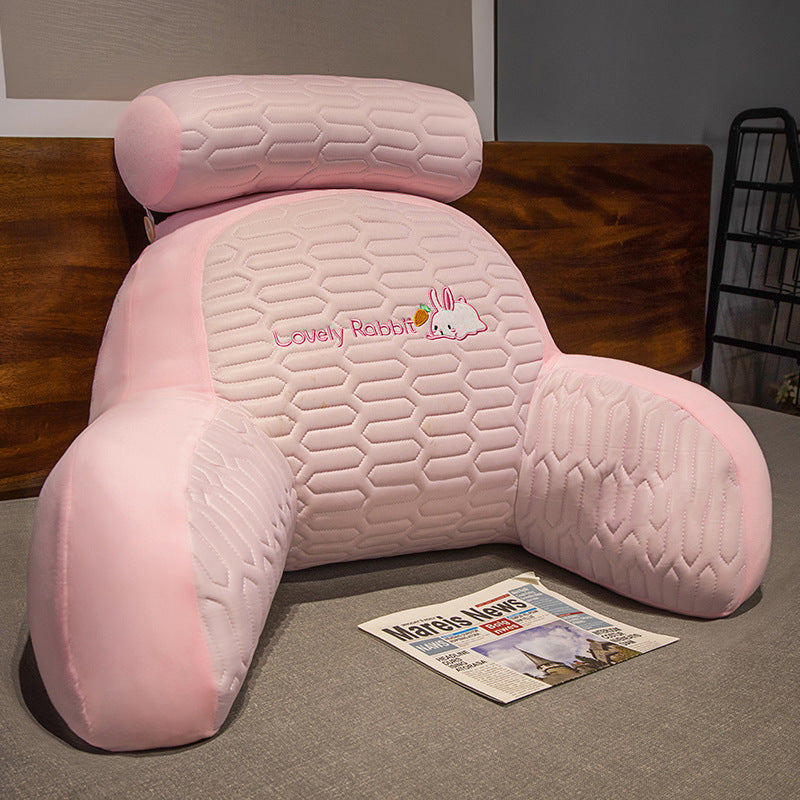Plush ryggstøttepute med toastdesign Skanto