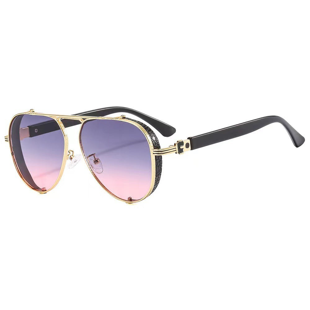 Dame moteriktig solbrille med innovativ retro-futuristisk design Skanto