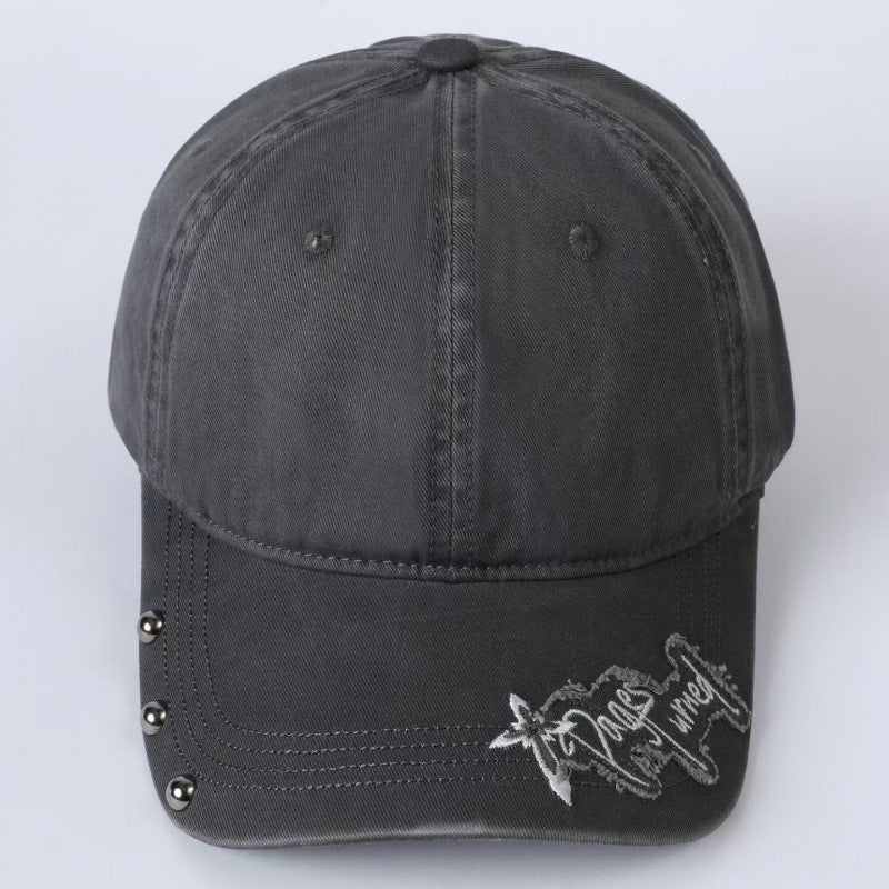 Kvinners broderte justerbare baseballcaps Skanto