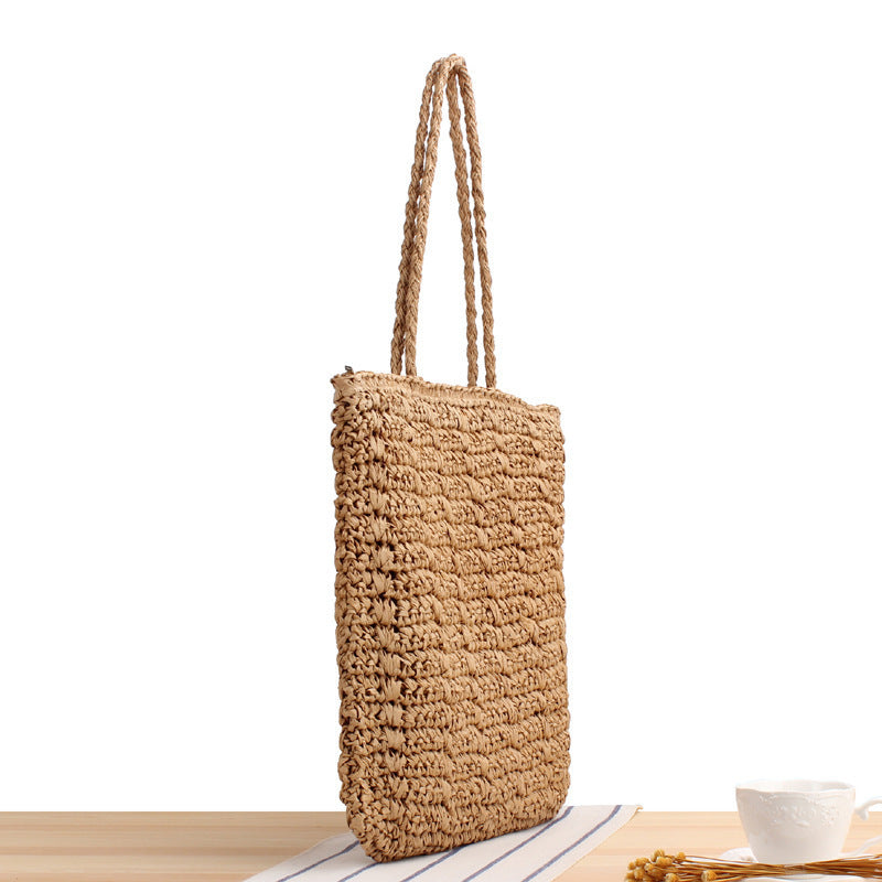 Hand-knotted raffia bag Skanto