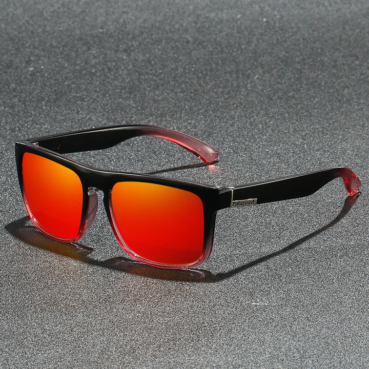 Unisex nan polarisert sports solbrille med robust plastikkramme og ergonomiske stenger Skanto